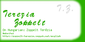 terezia zoppelt business card