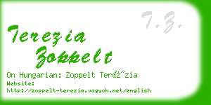 terezia zoppelt business card